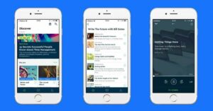 ¿Sin mucho tiempo? Obtén ideas clave sobre libros y podcasts copulares con app Blinkist
